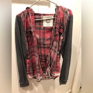 La hearts flannel